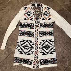 Aztec Print Sweater